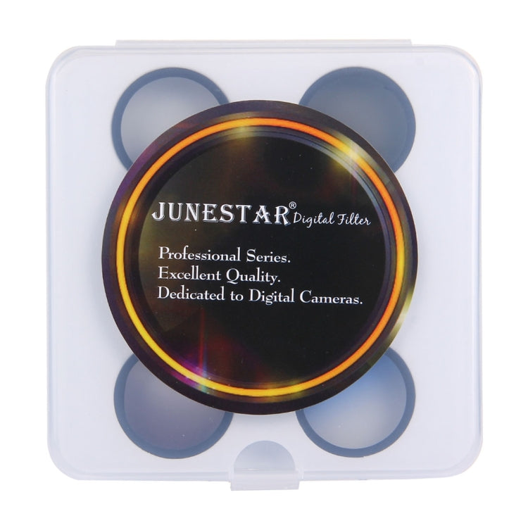 JUNESTAR 6 in 1 Professional 34 มม. ฟิลเตอร์เลนส์ (CPL + UV + Gradual Red + Gradual Orange + Gradual Blue + Gradual Grey) สำหรับ DJI Phantom 3 & 4