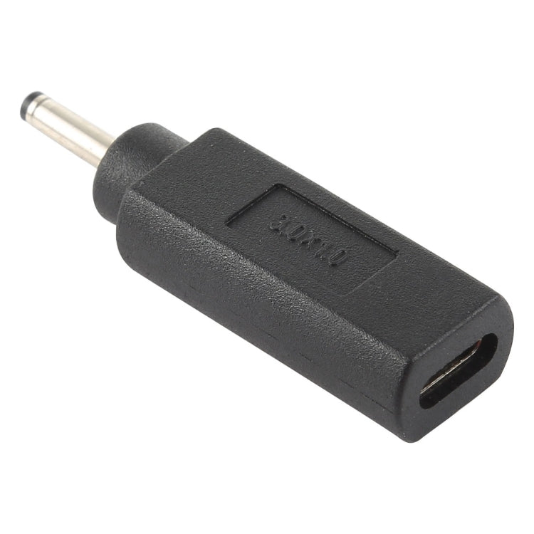 USB-C / Type-C ตัวเมียถึง 3.0 x 1.0 มม. ปลั๊กอะแดปเตอร์ตัวผู้ เชื่อมต่อ, 3.0 x 1.0mm