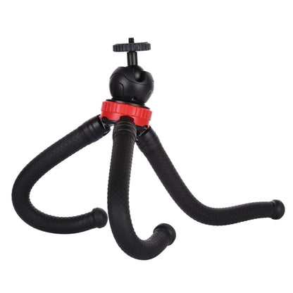MZ305 Mini Octopus ที่ยึดขาตั้งกล้องแบบยืดหยุ่นพร้อมหัวบอลสำหรับกล้อง SLR, GoPro HERO10 Black / HERO9 Black / HERO8 Black / 7/6/5/5 เซสชัน / 4 เซสชัน / 4/3+ / 3/2/1, DJI Osmo Action,Xiaoyi และกล้องแอคชั่นอื่นๆ โทรศัพท์มือถือ ขนาด:30ซม.x5ซม, MZ305
