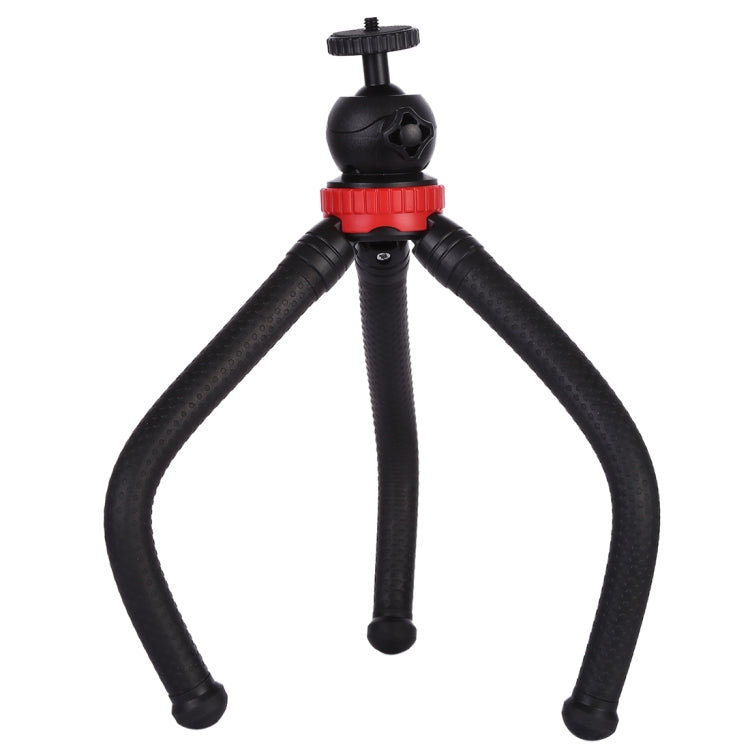 MZ305 Mini Octopus ที่ยึดขาตั้งกล้องแบบยืดหยุ่นพร้อมหัวบอลสำหรับกล้อง SLR, GoPro HERO10 Black / HERO9 Black / HERO8 Black / 7/6/5/5 เซสชัน / 4 เซสชัน / 4/3+ / 3/2/1, DJI Osmo Action,Xiaoyi และกล้องแอคชั่นอื่นๆ โทรศัพท์มือถือ ขนาด:30ซม.x5ซม, MZ305