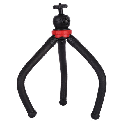 MZ305 Mini Octopus ที่ยึดขาตั้งกล้องแบบยืดหยุ่นพร้อมหัวบอลสำหรับกล้อง SLR, GoPro HERO10 Black / HERO9 Black / HERO8 Black / 7/6/5/5 เซสชัน / 4 เซสชัน / 4/3+ / 3/2/1, DJI Osmo Action,Xiaoyi และกล้องแอคชั่นอื่นๆ โทรศัพท์มือถือ ขนาด:30ซม.x5ซม, MZ305