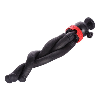 MZ305 Mini Octopus ที่ยึดขาตั้งกล้องแบบยืดหยุ่นพร้อมหัวบอลสำหรับกล้อง SLR, GoPro HERO10 Black / HERO9 Black / HERO8 Black / 7/6/5/5 เซสชัน / 4 เซสชัน / 4/3+ / 3/2/1, DJI Osmo Action,Xiaoyi และกล้องแอคชั่นอื่นๆ โทรศัพท์มือถือ ขนาด:30ซม.x5ซม, MZ305