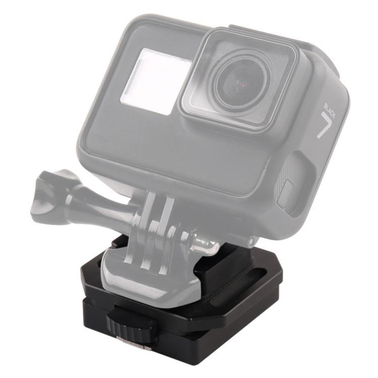GP193 หมวกกันน็อคอลูมิเนียมอัลลอยด์ขาตั้งเซลฟี่สำหรับ GoPro HERO 1/2/3/3 + / 4/5 เซสชัน / 6/7, Xiaoyi และกล้องกีฬารุ่น 4K 2, GP193