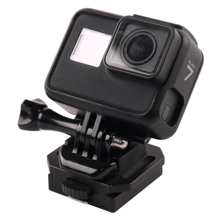 GP193 หมวกกันน็อคอลูมิเนียมอัลลอยด์ขาตั้งเซลฟี่สำหรับ GoPro HERO 1/2/3/3 + / 4/5 เซสชัน / 6/7, Xiaoyi และกล้องกีฬารุ่น 4K 2, GP193