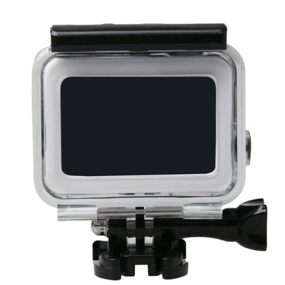 สำหรับ GoPro HERO6 / 5 สีดำ 60 เมตรใต้น้ำกันน้ำที่อยู่อาศัยกรณีดำน้ำที่มีหน้าจอสัมผัสประตูหลังและตัวกรอง / หัวเข็มขัดพื้นฐานเมาและสกรูไม่จำเป็นต้องถอดเลนส์, 60m Waterproof