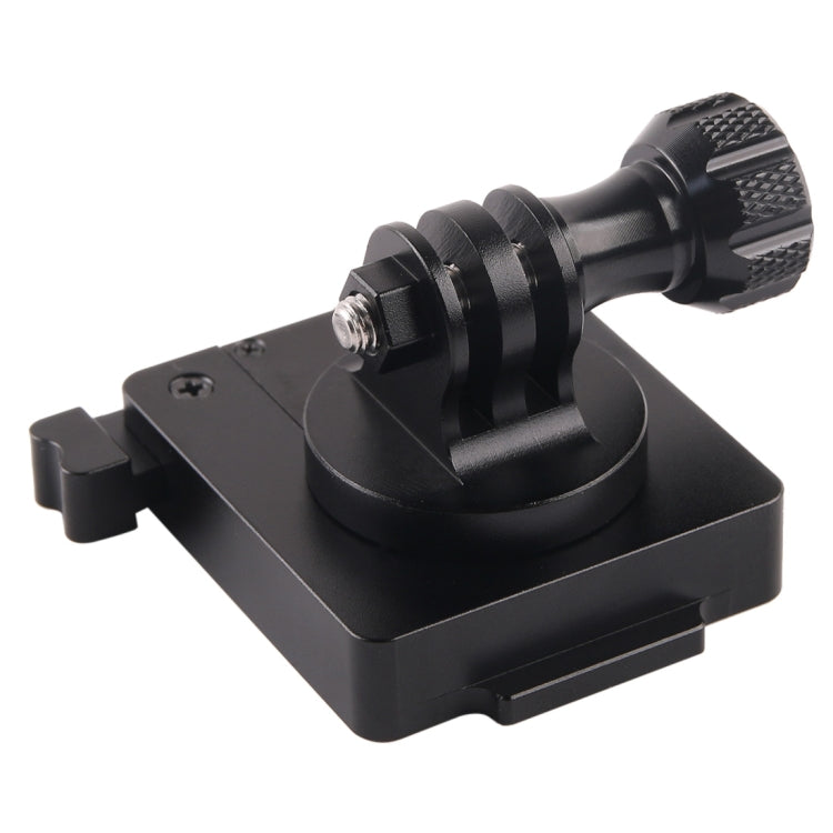 GP244-B เมาท์อะลูมิเนียมสำหรับ GoPro Hero11 Black / HERO10 Black / 9 Black / 8 Black / 7/6/5/5 เซสชัน / 4 เซสชัน / 4/3+ / 3/2/1, DJI Osmo Action และกล้องแอ็คชั่นอื่น ๆ และฐานติดตั้ง NVG, GP244-B
