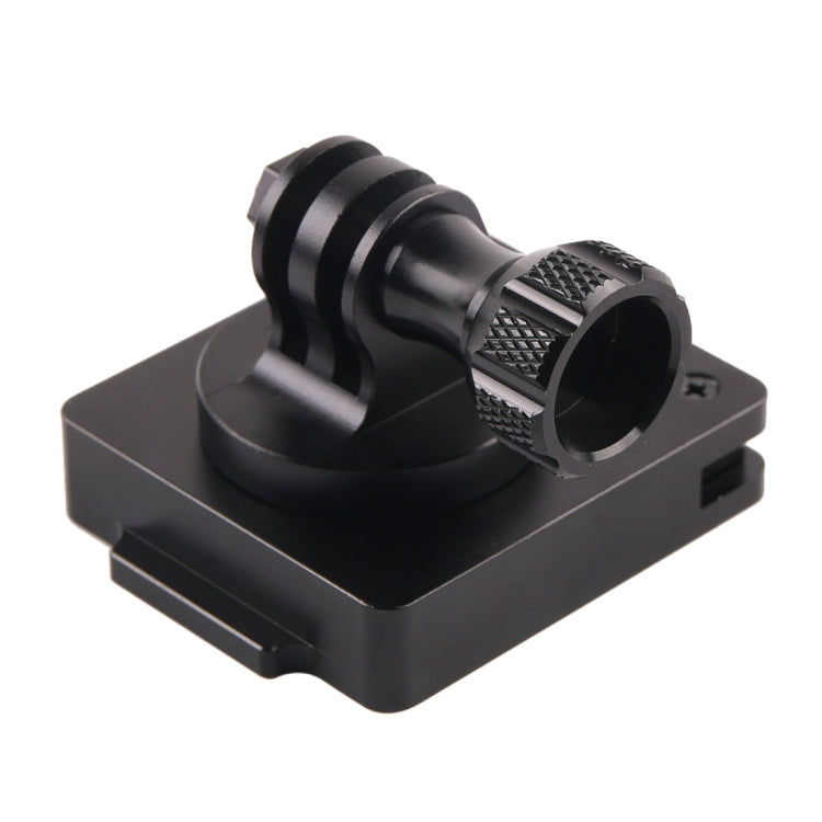 GP244-B เมาท์อะลูมิเนียมสำหรับ GoPro Hero11 Black / HERO10 Black / 9 Black / 8 Black / 7/6/5/5 เซสชัน / 4 เซสชัน / 4/3+ / 3/2/1, DJI Osmo Action และกล้องแอ็คชั่นอื่น ๆ และฐานติดตั้ง NVG, GP244-B