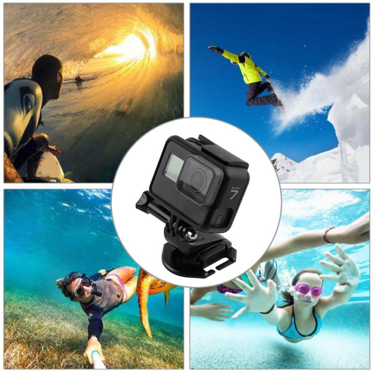 ห่วงเชื่อมต่อโลหะผสมอลูมิเนียม GP322 สำหรับ GoPro Hero11 Black / HERO10 Black / 9 Black / 8 Black / 7/6/5/5 เซสชัน / 4 เซสชัน / 4/3+ / 3/2/1, DJI Osmo Action และกล้องแอ็คชั่นอื่น ๆ