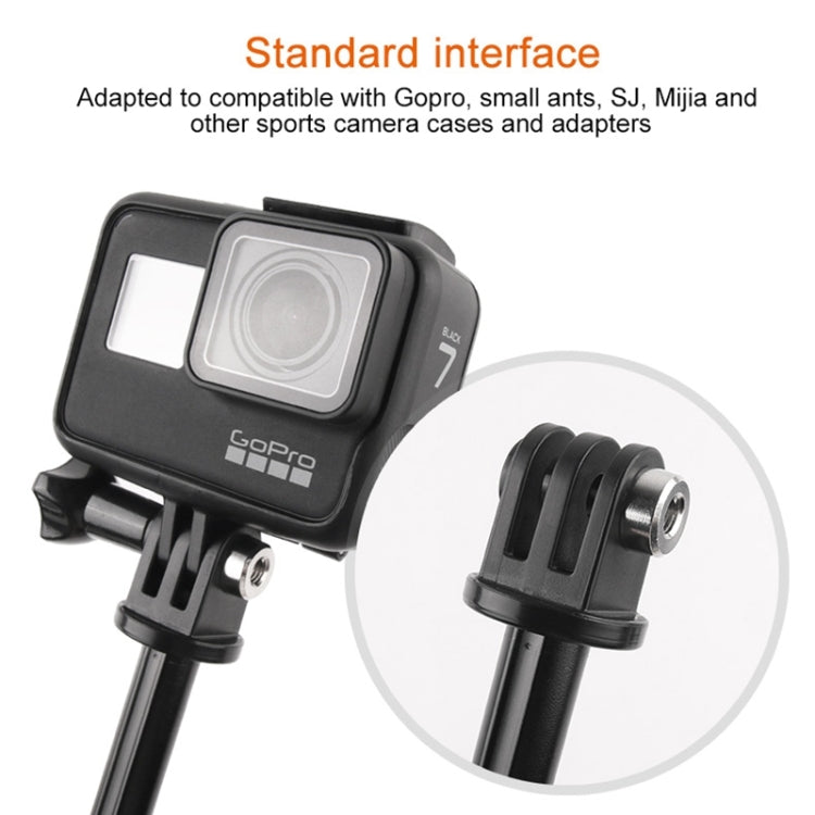 GP446 มัลติฟังก์ชั่นมินิขาตั้งกล้องคงที่สำหรับ GoPro Hero11 Black / HERO10 Black / 9 Black / 8 Black / 7 / 6 / 5 / 5 เซสชัน / 4 เซสชัน / 4 / 3 + / 3 / 2 / 1, DJI Osmo Action และกล้องแอ็คชั่นอื่น ๆ, GP446 (Black), GP446 (Grey), GP446 (Blue), GP446 (Red)