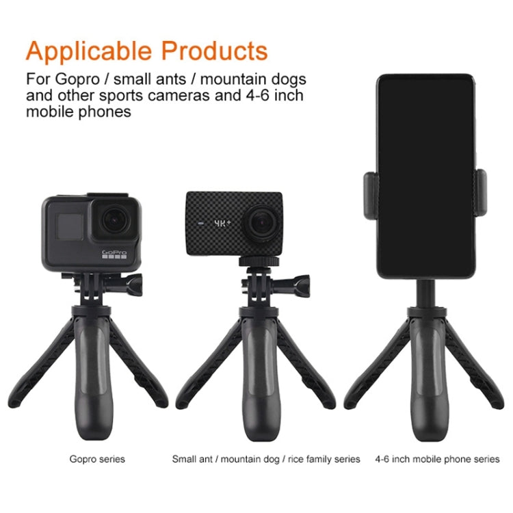 GP446 มัลติฟังก์ชั่นมินิขาตั้งกล้องคงที่สำหรับ GoPro Hero11 Black / HERO10 Black / 9 Black / 8 Black / 7 / 6 / 5 / 5 เซสชัน / 4 เซสชัน / 4 / 3 + / 3 / 2 / 1, DJI Osmo Action และกล้องแอ็คชั่นอื่น ๆ, GP446 (Black), GP446 (Grey), GP446 (Blue), GP446 (Red)