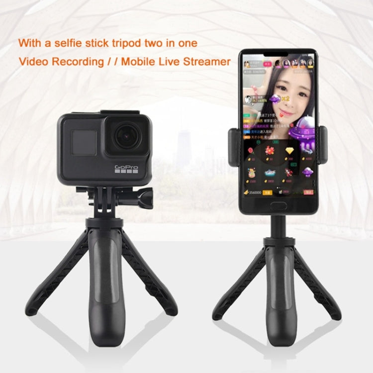 GP446 มัลติฟังก์ชั่นมินิขาตั้งกล้องคงที่สำหรับ GoPro Hero11 Black / HERO10 Black / 9 Black / 8 Black / 7 / 6 / 5 / 5 เซสชัน / 4 เซสชัน / 4 / 3 + / 3 / 2 / 1, DJI Osmo Action และกล้องแอ็คชั่นอื่น ๆ, GP446 (Black), GP446 (Grey), GP446 (Blue), GP446 (Red)
