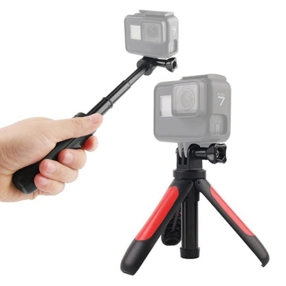 GP446 มัลติฟังก์ชั่นมินิขาตั้งกล้องคงที่สำหรับ GoPro Hero11 Black / HERO10 Black / 9 Black / 8 Black / 7 / 6 / 5 / 5 เซสชัน / 4 เซสชัน / 4 / 3 + / 3 / 2 / 1, DJI Osmo Action และกล้องแอ็คชั่นอื่น ๆ, GP446 (Black), GP446 (Grey), GP446 (Blue), GP446 (Red)