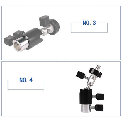 ขายึดร่มแบบตั้งไฟแฟลชอเนกประสงค์ชนิด D รับน้ำหนักสูงสุด: 2 กก, D Type