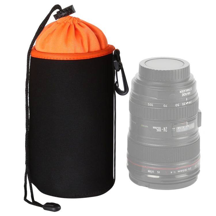 กระเป๋าใส่เลนส์กล้อง SLR กระเป๋าใส่เลนส์เดี่ยวขนาดเล็กเลนส์ถุงน้ำดีด้านในกระเป๋ากันน้ำ Plus กำมะหยี่หนาเส้นผ่านศูนย์กลาง: 10 ซม. ความสูง: 18 ซม., Diameter: 10cm, Height: 18cm