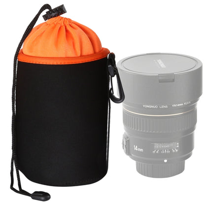 กระเป๋าใส่เลนส์กล้อง SLR กระเป๋าใส่เลนส์เดี่ยวขนาดเล็กเลนส์ถุงน้ำดีด้านในกระเป๋ากันน้ำ Plus กำมะหยี่หนาเส้นผ่านศูนย์กลาง: 10 ซม. ความสูง: 14 ซม., Diameter: 10cm, Height: 14cm