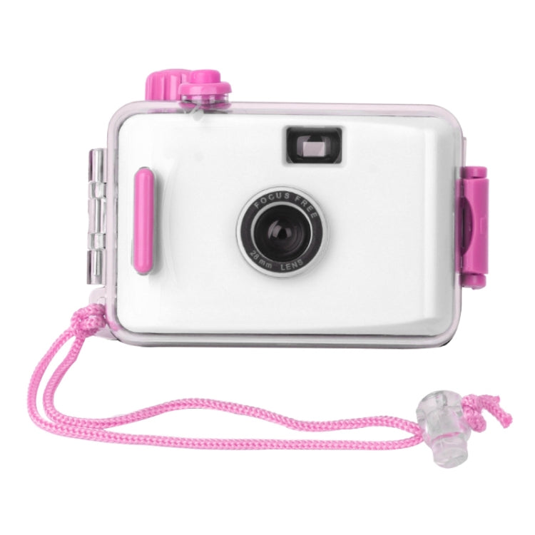 SUC4 กล้องฟิล์มย้อนยุคกันน้ำ 5 ม. กล้องมินิแบบเล็งแล้วถ่ายสำหรับเด็ก, Black White, Pink, Baby Blue, White, Yellow