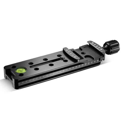 FVR-150 อเนกประสงค์ 150 มม. แนวตั้ง Nodal Slide Clamp Rail สำหรับเลนส์ Fisheyes และเลนส์มุมกว้าง, ใช้งานร่วมกับ Arca Swiss RRS Clamp, FVR-150