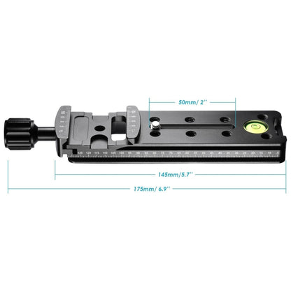 FVR-150 อเนกประสงค์ 150 มม. แนวตั้ง Nodal Slide Clamp Rail สำหรับเลนส์ Fisheyes และเลนส์มุมกว้าง, ใช้งานร่วมกับ Arca Swiss RRS Clamp, FVR-150