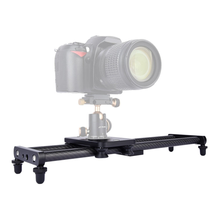YELANGU L40T รางเลื่อนคาร์บอนไฟเบอร์ขนาด 40 ซม. สำหรับกล้อง SLR / กล้องวิดีโอ, L40T 40cm