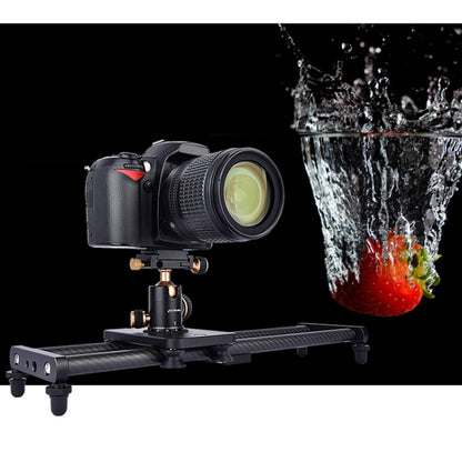 YELANGU L40T รางเลื่อนคาร์บอนไฟเบอร์ขนาด 40 ซม. สำหรับกล้อง SLR / กล้องวิดีโอ, L40T 40cm