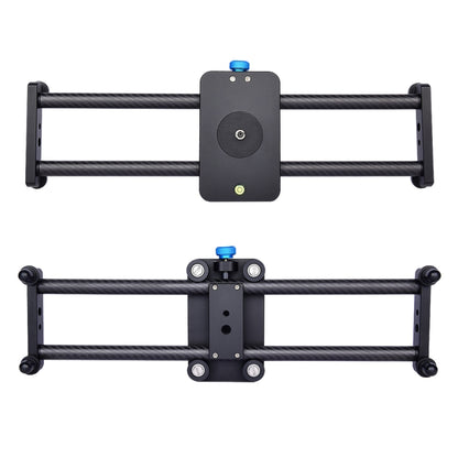 YELANGU L40T รางเลื่อนคาร์บอนไฟเบอร์ขนาด 40 ซม. สำหรับกล้อง SLR / กล้องวิดีโอ, L40T 40cm