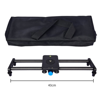 YELANGU L40T รางเลื่อนคาร์บอนไฟเบอร์ขนาด 40 ซม. สำหรับกล้อง SLR / กล้องวิดีโอ, L40T 40cm