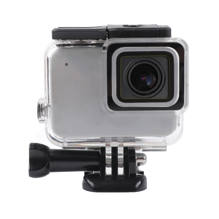 สำหรับ GoPro HERO7 สีขาว / เงินโครงกระดูกที่อยู่อาศัยด้านข้างกลวงป้องกันกรณีที่มีหัวเข็มขัดพื้นฐานเมาและสกรู, Side Hollow