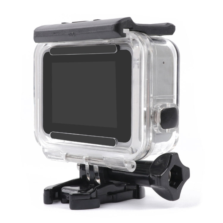 สำหรับ GoPro HERO7 สีขาว / เงินโครงกระดูกที่อยู่อาศัยด้านข้างกลวงป้องกันกรณีที่มีหัวเข็มขัดพื้นฐานเมาและสกรู, Side Hollow