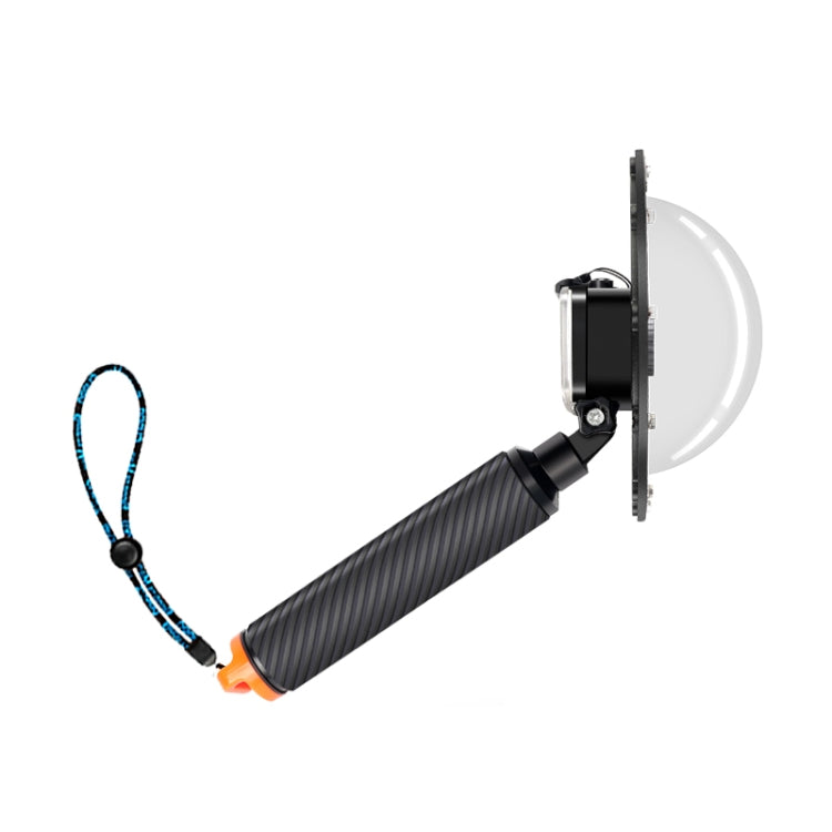 RUIGPRO Floating Hand Grip Dome Port ดำน้ำใต้น้ำ กล้อง เลนส์ ฝาครอบโปร่งใสสำหรับ DJI Osmo Action, Osmo Action