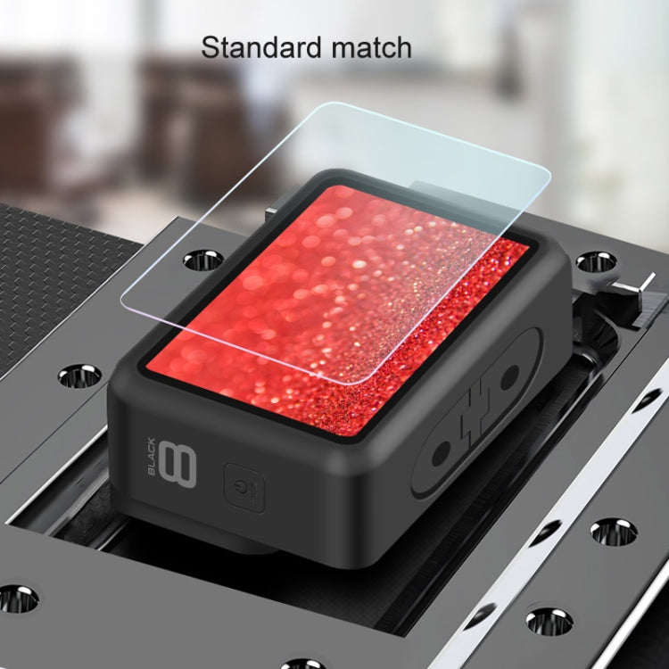 สำหรับ GoPro HERO8 เลนส์สีดำ + จอแสดงผล LCD ฟิล์มกระจกนิรภัย, For GoPro HERO8 Black