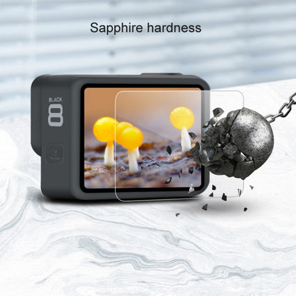 สำหรับ GoPro HERO8 เลนส์สีดำ + จอแสดงผล LCD ฟิล์มกระจกนิรภัย, For GoPro HERO8 Black
