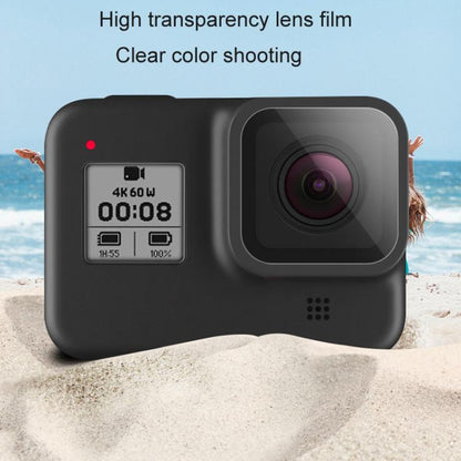สำหรับ GoPro HERO8 เลนส์สีดำ + จอแสดงผล LCD ฟิล์มกระจกนิรภัย, For GoPro HERO8 Black