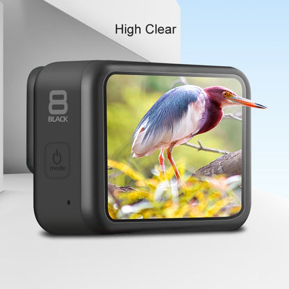 สำหรับ GoPro HERO8 เลนส์สีดำ + จอแสดงผล LCD ฟิล์มกระจกนิรภัย, For GoPro HERO8 Black