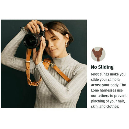 QUICK RELEASE Anti-SLIP ไหล่หนังสายรัดกล้องพร้อมตะขอโลหะสำหรับกล้อง SLR/DSLR (ไหล่ซ้าย), Left Shoulder, Right Shoulder