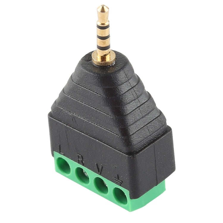 ปลั๊กตัวผู้ขนาด 2.5 มม. 4 เสา 4 พินขั้วต่อเสียงสเตอริโอ, 2.5mm Male (4 Pin)