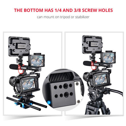 YELANGU C9-A YLG0911A จัดการวิดีโอ กล้อง โคลงกรงสำหรับ DJI BMPCC 4K, C9-A
