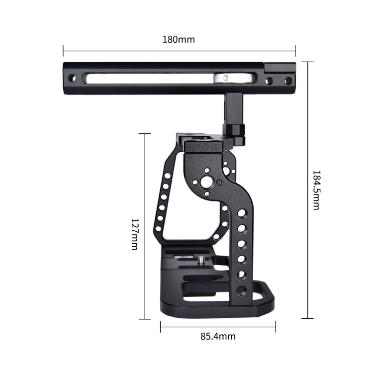 YELANGU C9-A YLG0911A จัดการวิดีโอ กล้อง โคลงกรงสำหรับ DJI BMPCC 4K, C9-A