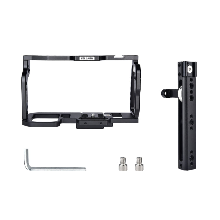 YELANGU C9-A YLG0911A จัดการวิดีโอ กล้อง โคลงกรงสำหรับ DJI BMPCC 4K, C9-A