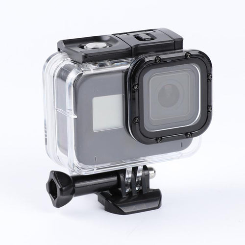 สำหรับ GoPro HERO8 Black เคสกันน้ำ 45 ม. พร้อมหัวเข็มขัดและสกรูแบบพื้นฐาน, For GoPro HERO8 Black