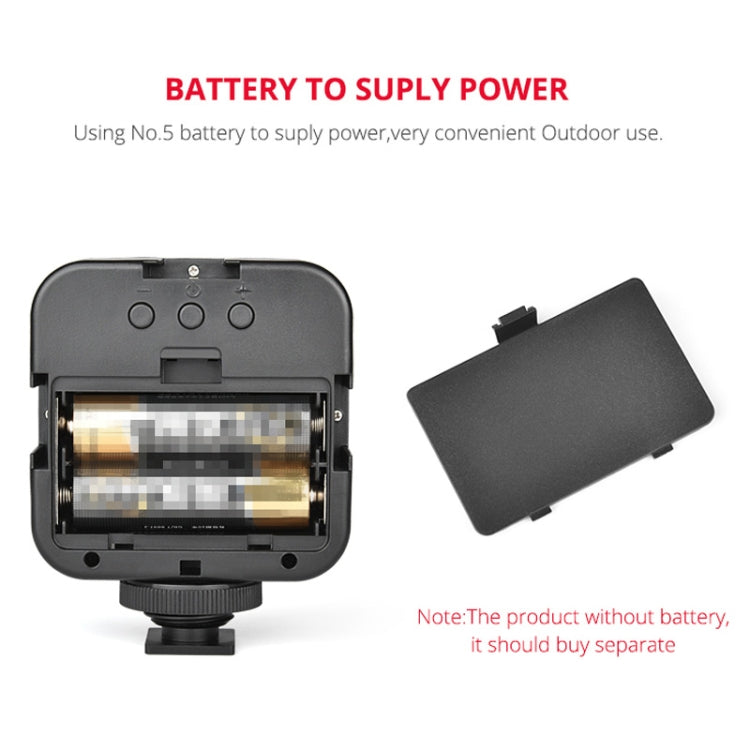 YELANGU LED01 49 ไฟวิดีโอ LED สำหรับกล้อง / กล้องวิดีโอ, Video Light