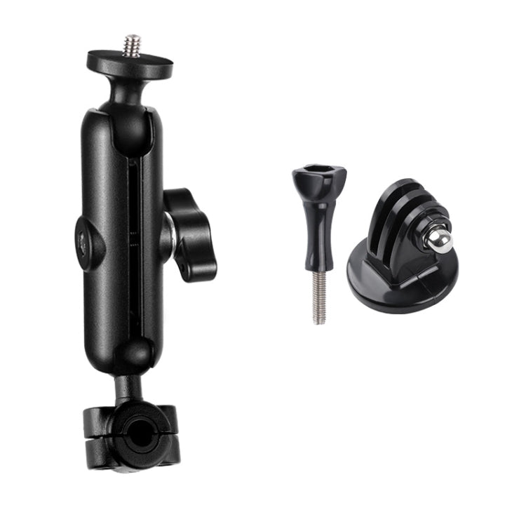9 ซม.ก้านเชื่อมต่อ 20 มม.หัวลูกรถจักรยานยนต์กระจกมองหลัง FIXED Mount Holder พร้อมอะแดปเตอร์ขาตั้งกล้องและสกรูสำหรับ GoPro Hero11 สีดำ / HERO10 สีดำ /9 สีดำ /8 สีดำ /7 /6 /5 /5 เซสชัน /4 เซสชัน /4 /3+ /3 /2/1, DJI Osmo Action และกล้องแอคชั่นอื่นๆ       ...