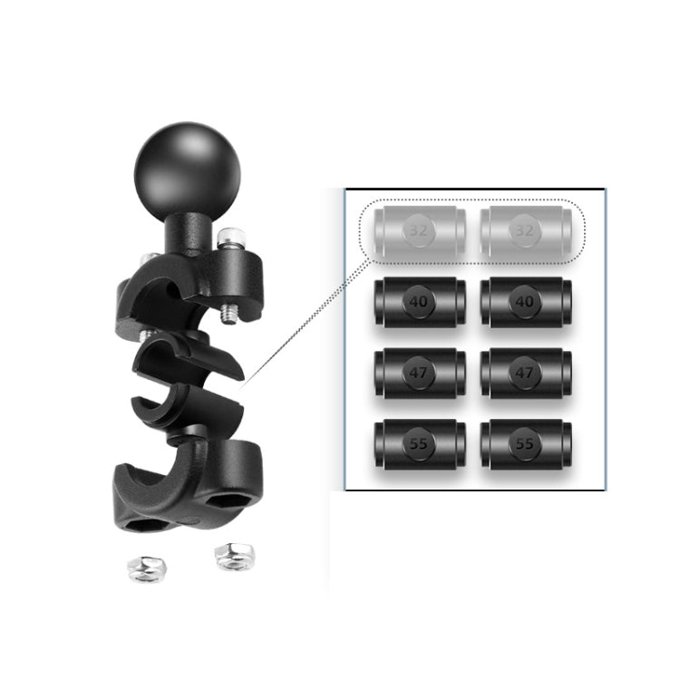 25 มม.หัวลูกกระจกมองหลังรถจักรยานยนต์ FIXED Mount Holder 4 รูปแบบปะเก็นสำหรับ GoPro Hero11 สีดำ/HERO10 สีดำ/9 สีดำ/8 สีดำ/7/6/5/5 เซสชัน/4 เซสชัน/4/3+/3/2/1,DJI Osmo Action และกล้องแอคชั่นอื่นๆ, 25mm Ball Head with 4 Styles Gaskets