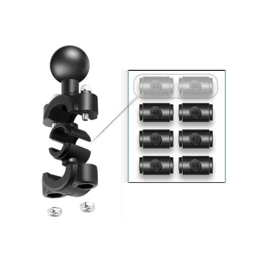 25 มม.หัวลูกกระจกมองหลังรถจักรยานยนต์ FIXED Mount Holder 4 รูปแบบปะเก็นสำหรับ GoPro Hero11 สีดำ/HERO10 สีดำ/9 สีดำ/8 สีดำ/7/6/5/5 เซสชัน/4 เซสชัน/4/3+/3/2/1,DJI Osmo Action และกล้องแอคชั่นอื่นๆ, 25mm Ball Head with 4 Styles Gaskets