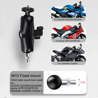 25 มม.หัวลูกกระจกมองหลังรถจักรยานยนต์ FIXED Mount Holder 4 รูปแบบปะเก็นสำหรับ GoPro Hero11 สีดำ/HERO10 สีดำ/9 สีดำ/8 สีดำ/7/6/5/5 เซสชัน/4 เซสชัน/4/3+/3/2/1,DJI Osmo Action และกล้องแอคชั่นอื่นๆ, 25mm Ball Head with 4 Styles Gaskets