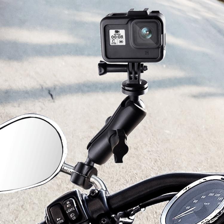 6 ซม.ก้านเชื่อมต่อคงที่ที่วางยึดรถจักรยานยนต์สำหรับ GoPro Hero11 สีดำ / HERO10 สีดำ /9 สีดำ /8 สีดำ /7 /6 /5 /5 เซสชัน /4 เซสชัน /4 /3+ /3 /2 /1, DJI OSMO Action และการกระทำอื่น ๆกล้อง, 6cm Connecting Rod