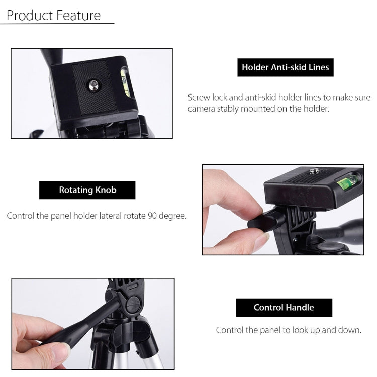3120 ขาตั้งกล้องถ่ายทอดสด 4 ส่วนขาพับอลูมิเนียมอัลลอยด์เมาท์ขาตั้งกล้องพร้อมหัวขาตั้งกล้องสามมิติรูปตัวยูสำหรับกล้อง DSLR และกล้องดิจิตอลความสูงที่ปรับได้: 34-103 ซม., 3120 Silver, 3120 Black