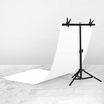 70x75 ซม.T-Shape Photo Studio พื้นหลังสนับสนุนฉากหลังคานยึดชุดคลิป, ไม่มีฉากหลัง, 70x75cm