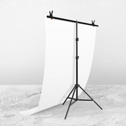 100x200 ซม.T-Shape Photo Studio พื้นหลังสนับสนุนฉากหลังคานยึดชุดพร้อมคลิป, ไม่มีฉากหลัง, 100x200cm