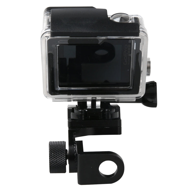 กระจกมองหลังรถจักรยานยนต์ CNC อะลูมินัมอัลลอย Stent ตัวยึดยึดคงที่สำหรับ GoPro HERO11 Black/HERO10 Black/HERO9 Black /HERO8 Black /7 /6/ 5/5 Session /4 /3+ /3 /2 /1, DJI Osmo Action, Xiaomi Xiaoyi, กล้อง SJCAM