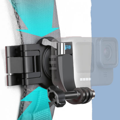 RUIGPRO 360 องศาหมุน Quick Release สายคล้องไหล่กระเป๋าเป้สะพายหลัง Mount สำหรับ GoPro Hero11 สีดำ/HERO10 สีดำ/9 สีดำ/8 สีดำ/7/6/5/5 เซสชัน/4 เซสชัน/4/3 +/3/2/1, DJI Osmoกล้องแอคชั่นและกล้องแอคชั่นอื่นๆ